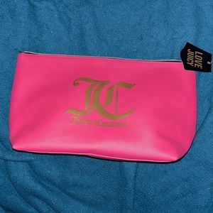 Juicy Couture makeup bag hot pink